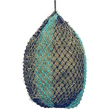 No.7151 Deluxe Two Tone Hay/Haylage Net - 50 Hole - Navy/Aqua