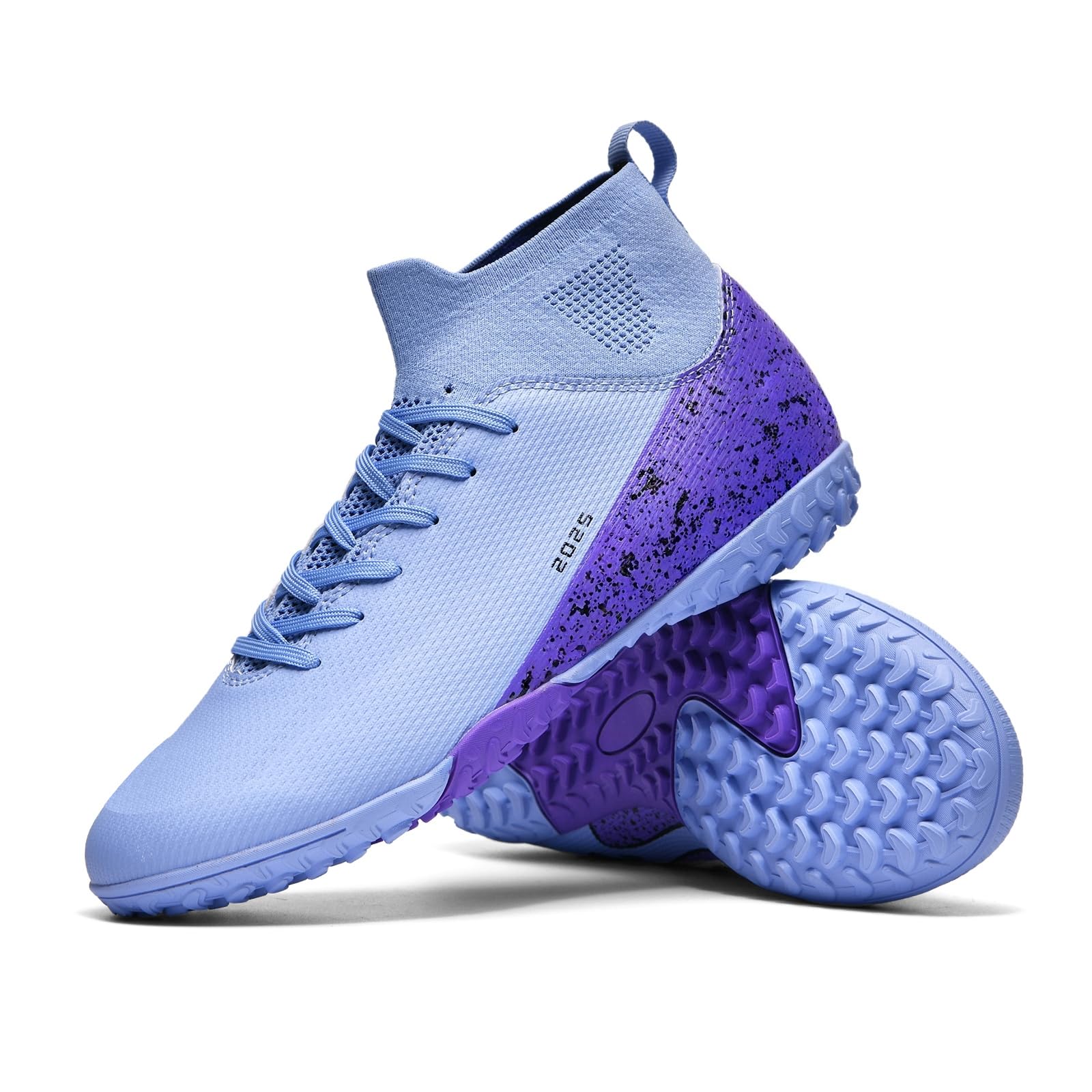Soccer Cleats for Mens Womens Indoor Soccer Shoes Unisex Baseball Turf Shoes Youth Rugby Shoes Adult AG FG TF Football Boots Wide Training Sneaker