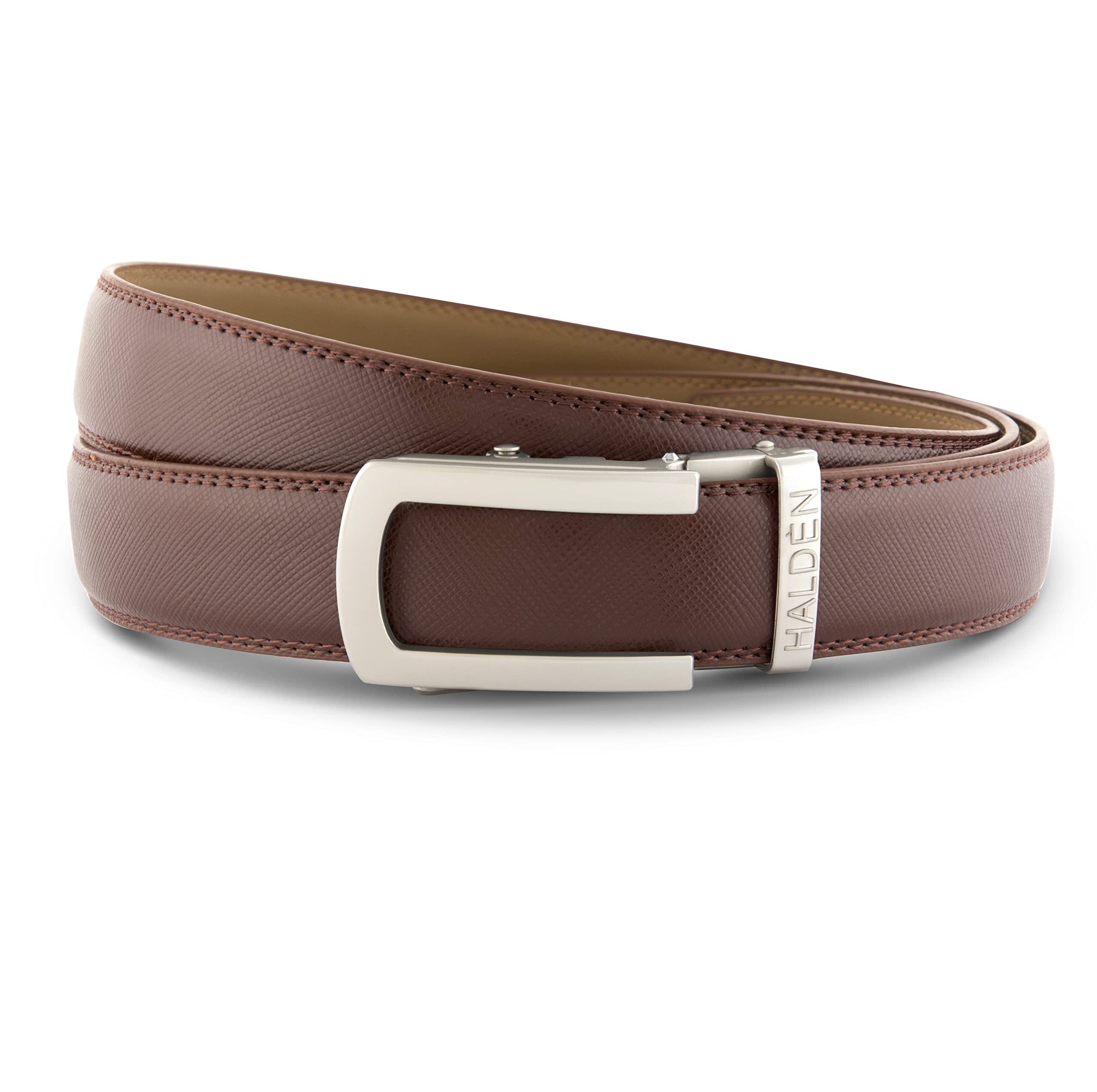 VELLANO Leather Belts For Men Leather Original (Adjustable Fits Up to 44 Inch Waist) Ratchet Straps, Unique Magnetic Auto-lock Buckle Pure Leather Belt For Men Original-image-27