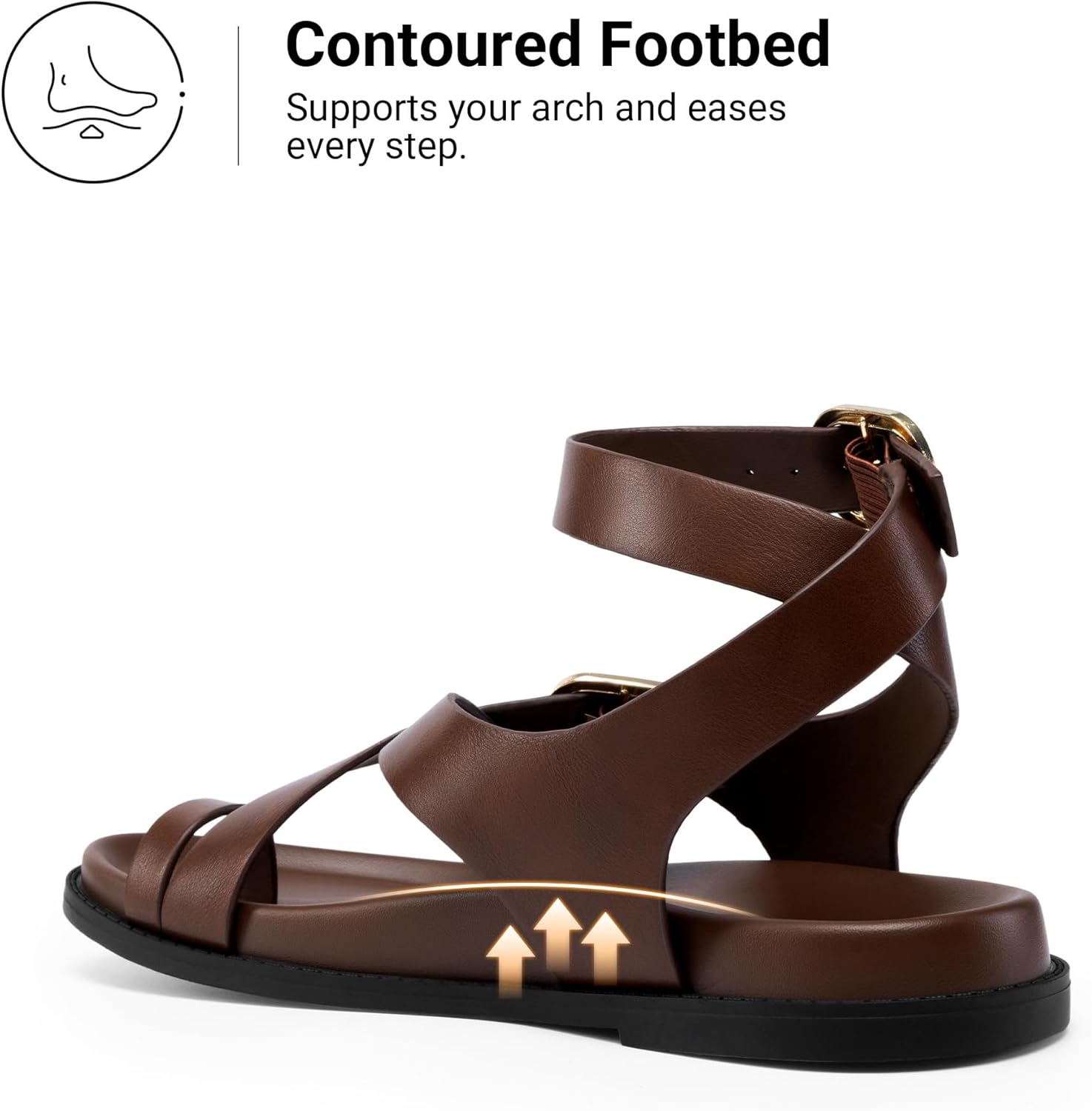 DREAM PAIRS Womens Strappy Sandals Flat Thong Comfortable Footbed PLatform Summer Fashion Vocation Shoes - Image 5