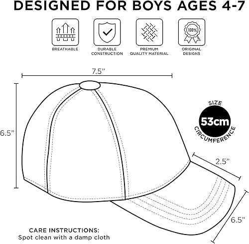 Miniatura 6 de DC Comics Gorra de béisbol para niños, gorra ajustable de Batman, para niños de 2 a 4 años o para niños de 4 a 7 años
