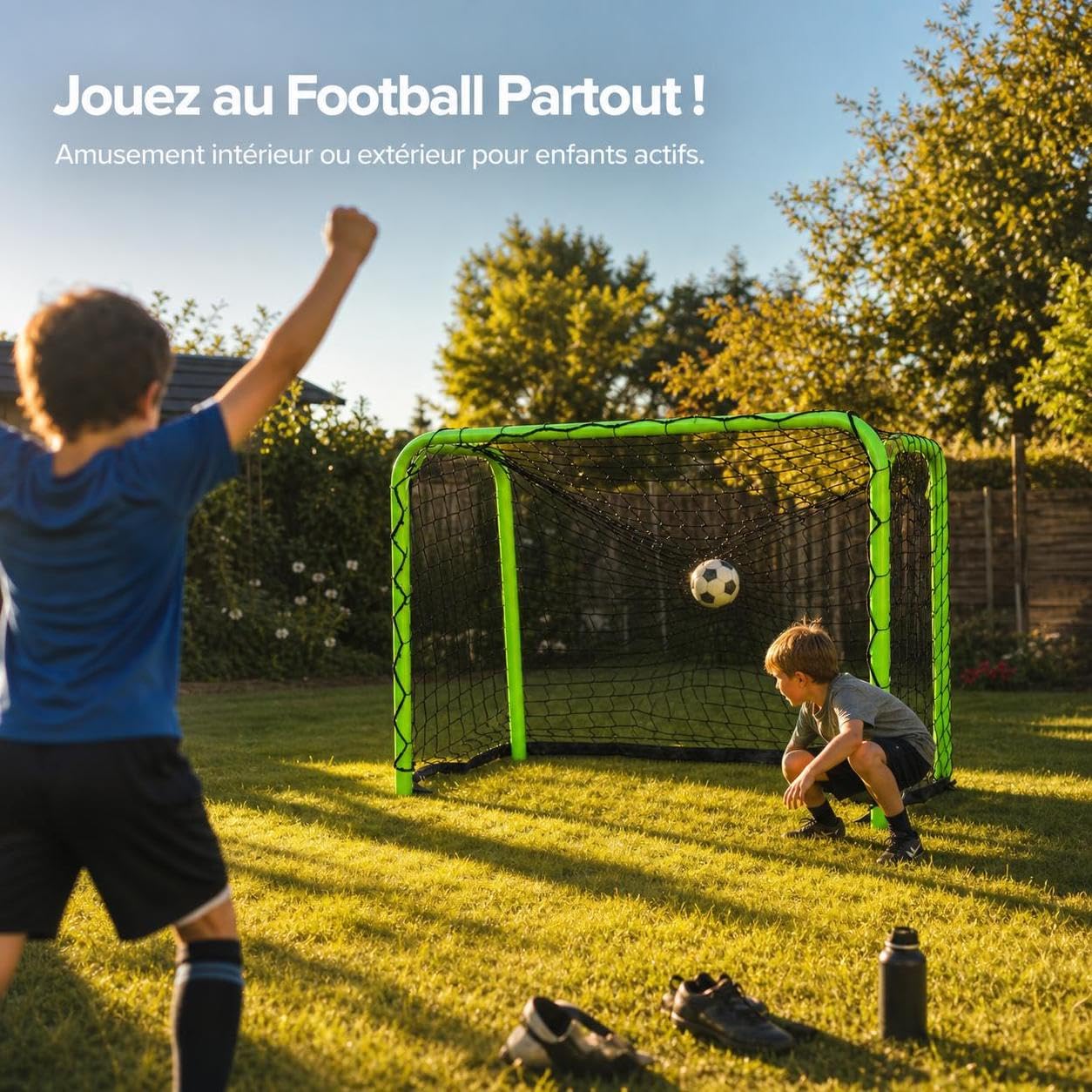Porta da Calcio Pieghevole Portatile, Ideale per Interni ed Esterni, per casa