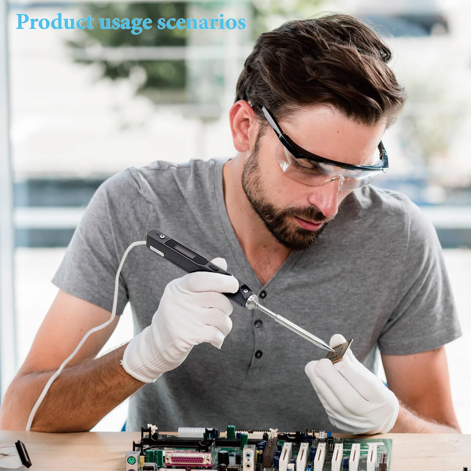 TS100-C1 - Puntas de soldadura de repuesto de calentamiento rápido compatibles con soldadores TS100, TS101, Pine64 y Pinecil, soldadura precisa fácil de instalar