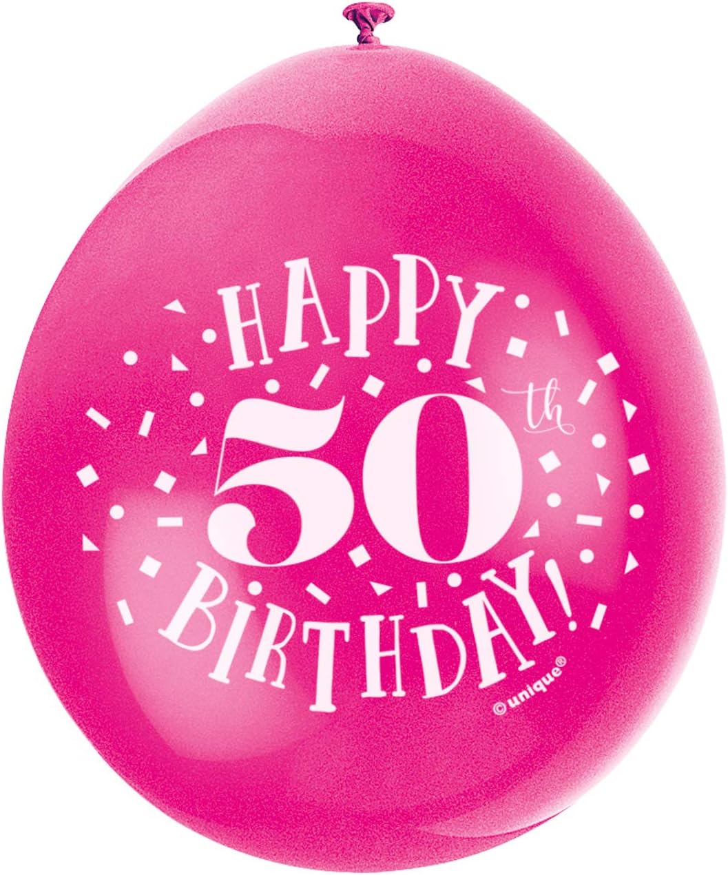 Happy 60th Birthday Assorted Colors Latex Balloons (22cm) Pack of 10 - Festive & Fun Party Decorations, Purple - Image 3