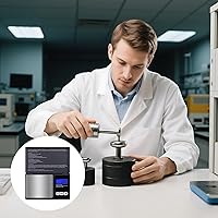 Vista 5 de Báscula de bolsillo para pesaje de precisión, báscula de joyería y alimentos - 200G/0.01G y 2.2 lbs/0.1G, pantalla LCD, modo tara, acero inoxidable