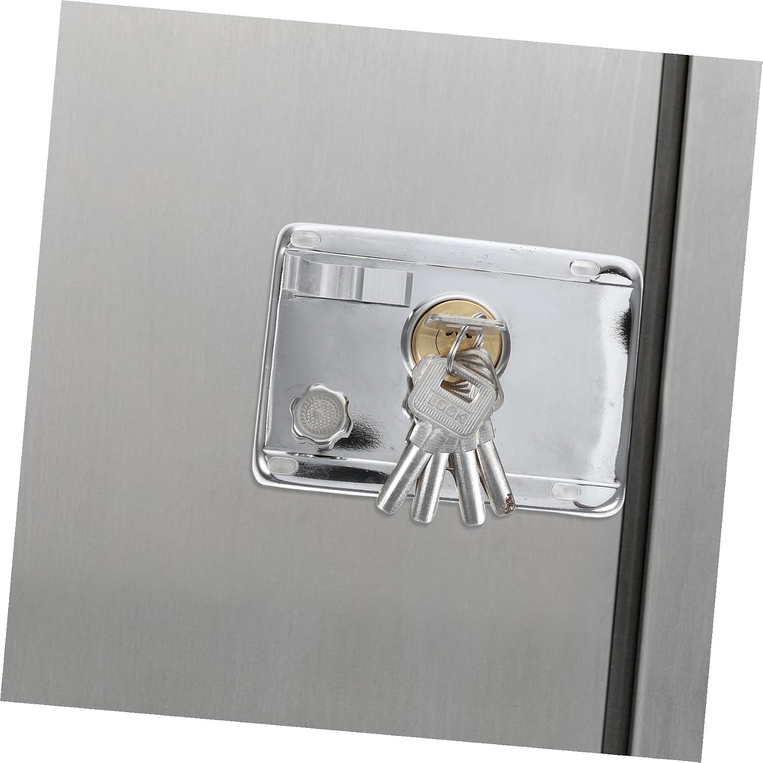 Stainless Steel Security Door Lock Antitheft Design for Home Bedroom Bathroom and Garage Exterior Lock for Enhanced Safety and Peace of Mind