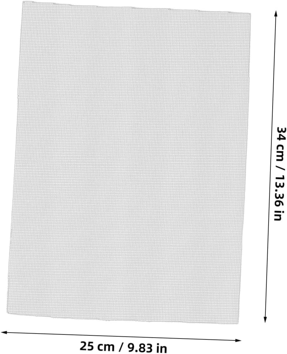 KOCKSHION 10sets Paper Making Mesh Cloth Replacement Pad Paper Crafting Accessory Kit for Creative Art Projects