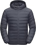 MAGCOMSEN Veste de protection pour hommes Vestes de descente d'hiver légères avec manteau à capuchon