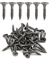 Vista 16 de IMScrews Tornillos Phillips de cabeza plana #6x1 para paneles de yeso de rosca fina, tornillo de madera de punta afilada, acero al carbono 1022A