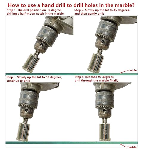 Miniatura 42 de JINGLING Broca de diamante de 0.118 in, brocas de diamante de 1/8 pulgadas, broca de vidrio, herramientas de brocas de núcleo de sierra de agujero
