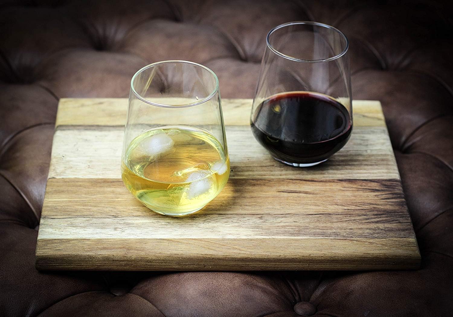 Oval Shape Wide Bottom Beverage Glasses can be Used to Serve Juice, Water, Cold Drinks.(400 ML, Set of 6)