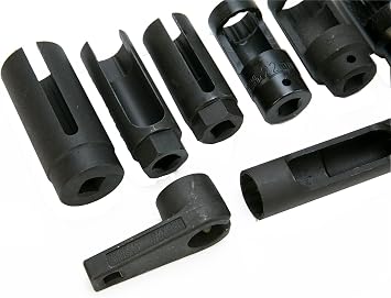 8MILELAKE 10pcs Oxygen Sensor Socket Set Sensor Oil Pressure Sending Unit Socket Set