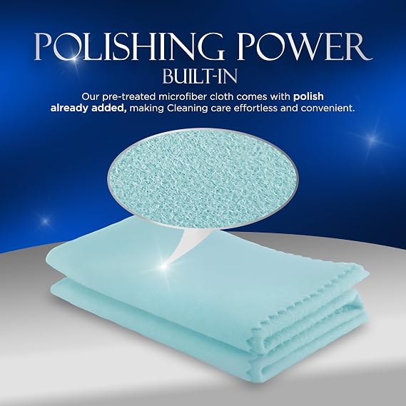 Blitz Silver Shine Care Cloth 1 Ply for Silver with Tarnish Inhibitor 1 Cnt