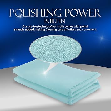 Blitz Silver Shine Care Cloth 1 Ply for Silver with Tarnish Inhibitor 1 Cnt