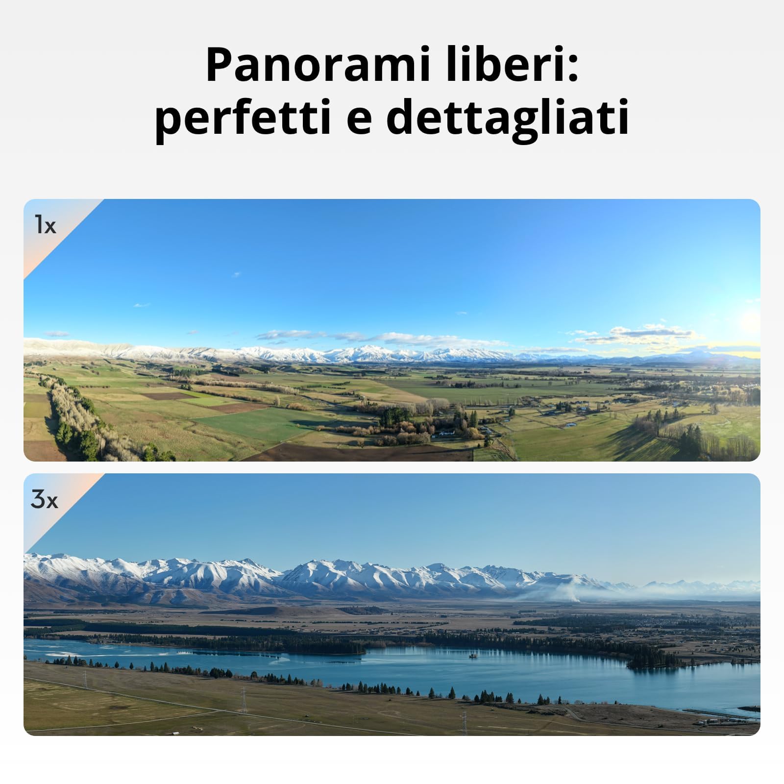 DJI Air 3S Combo Fly More (RC 2 con schermo), drone con fotocamera grandangolare CMOS 1" e teleobiettivo medio per adulti, 4K/60fps, rilevamento omnidirezionale e 3 batterie per volare più a lungo