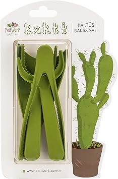 Mini Garden Hand Transplanting Set of 4 pc Succulent Cacti Cactus Tools Miniature Planting, Set for Fairy Garden, Potting, Houseplant, Bonsai Tools, Bonsai Kit, Shovel, Thong Purple