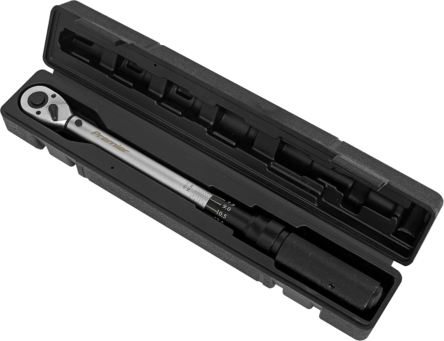Sealey, 1/2" Sq Drive Torque Wrench Micrometer Style, 210Nm - STW400, Chrome