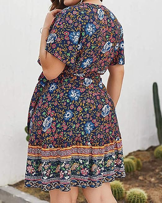 plus size boho summer dresses