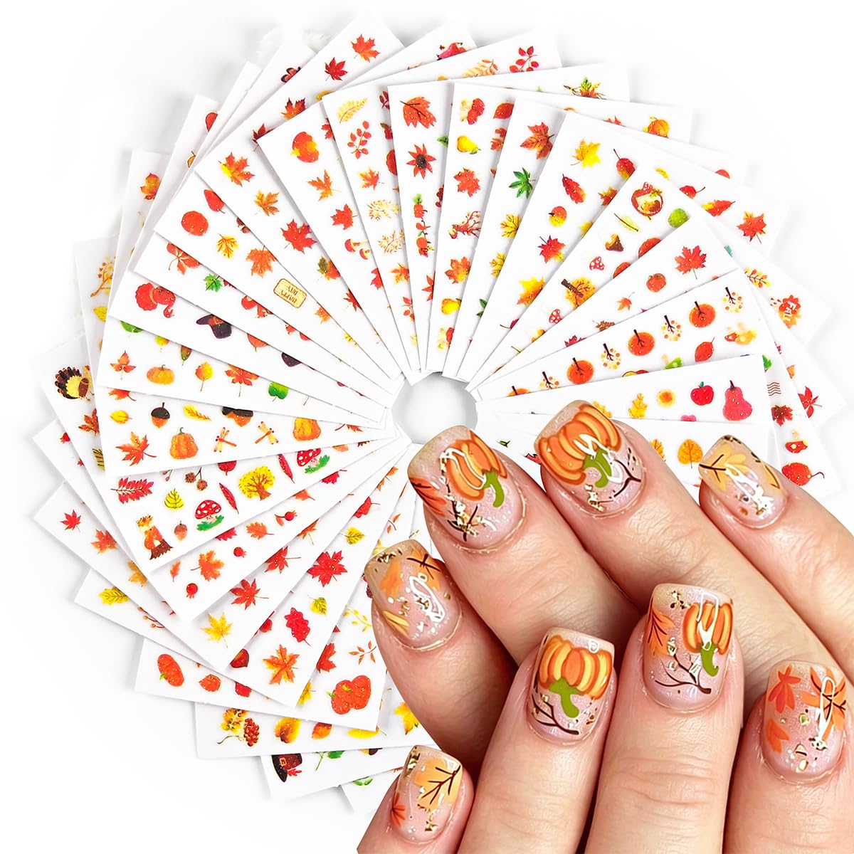 Halloween Nail Stickers - 30 Sheets for Spooky Nails -9