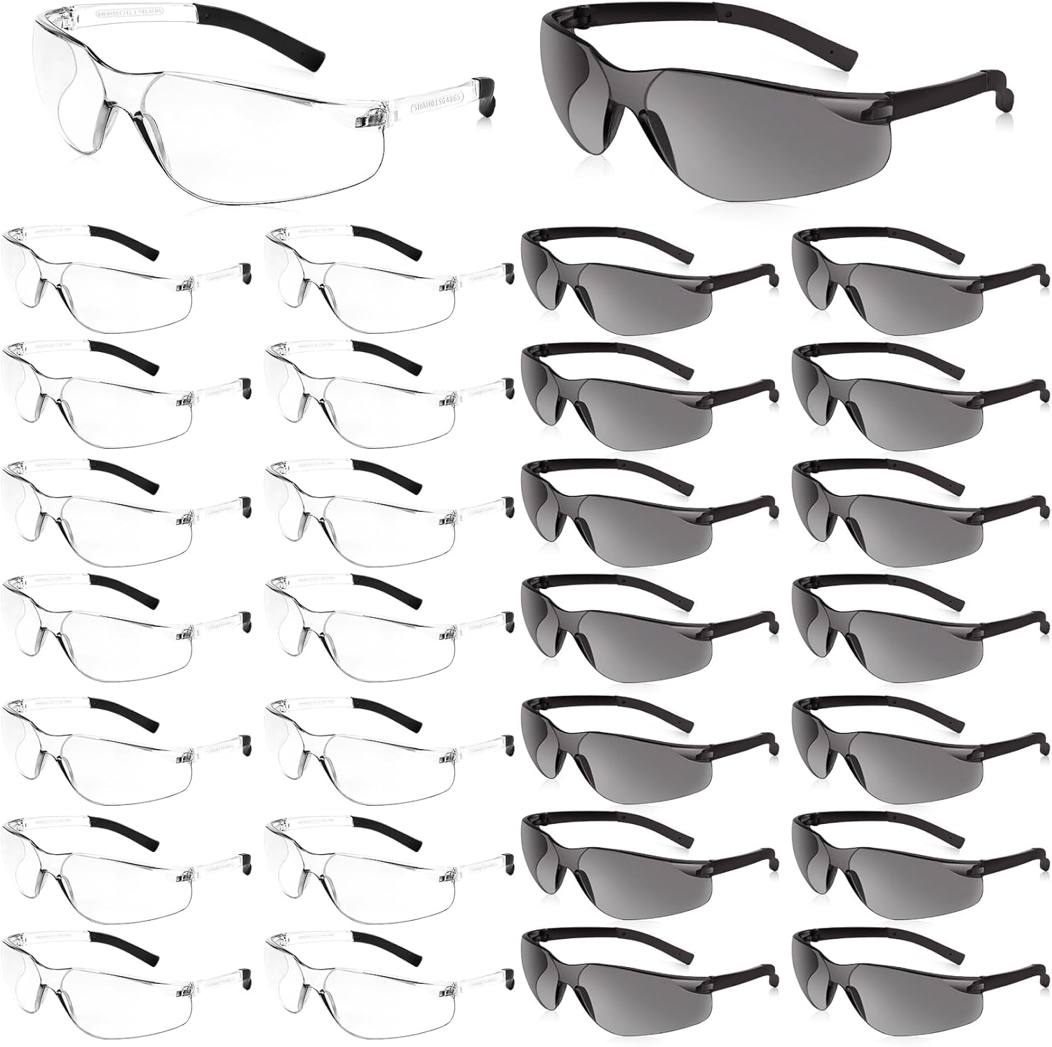 Safety Glasses for Men Women ANSI Z87.1 Safety Glasses Bulk Protective Eyewear Scratch-Resistant