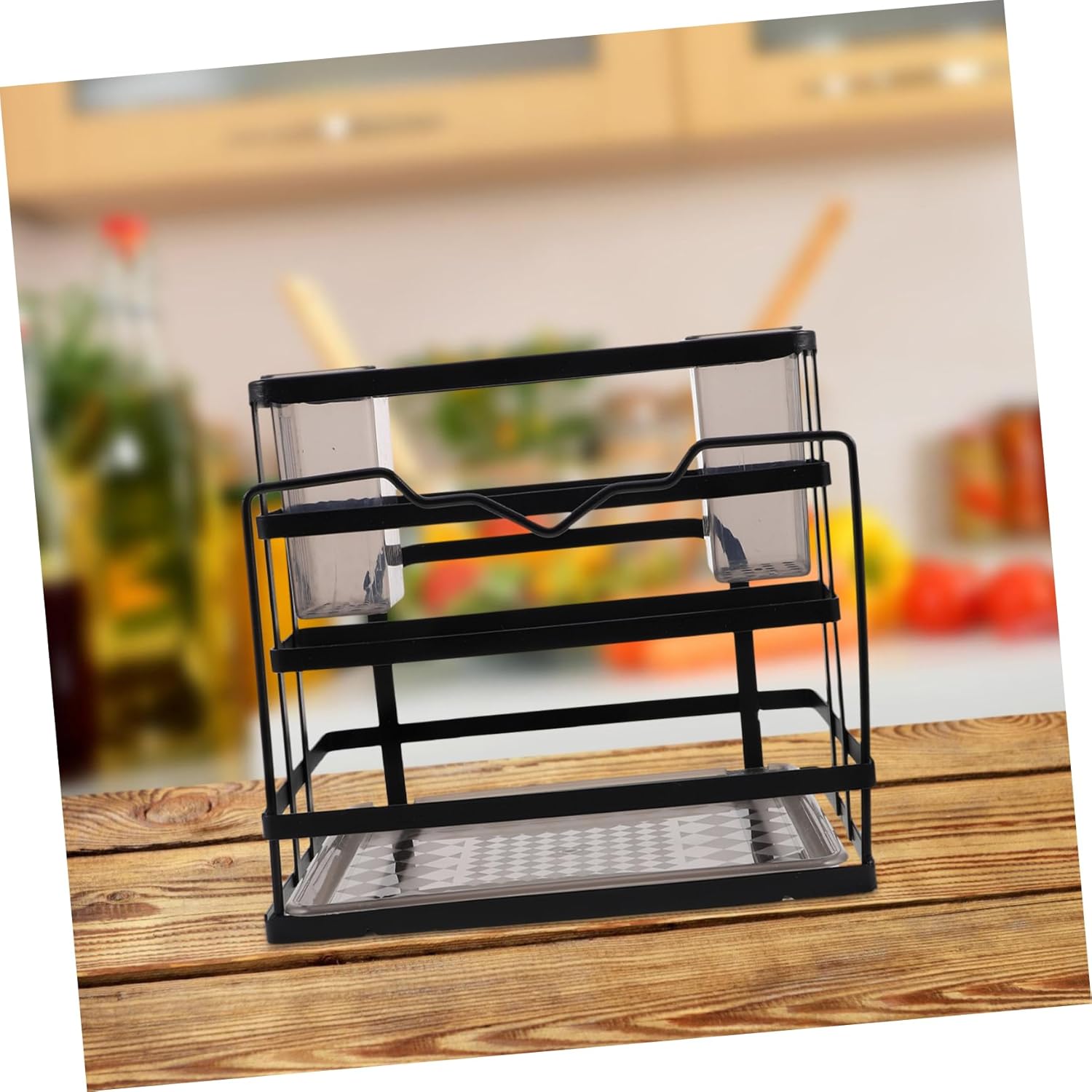 Kitchen Countertop Knife Rack Chopstick Storage Rack Cutting Board Stand Sink Organizer Sponge Holder