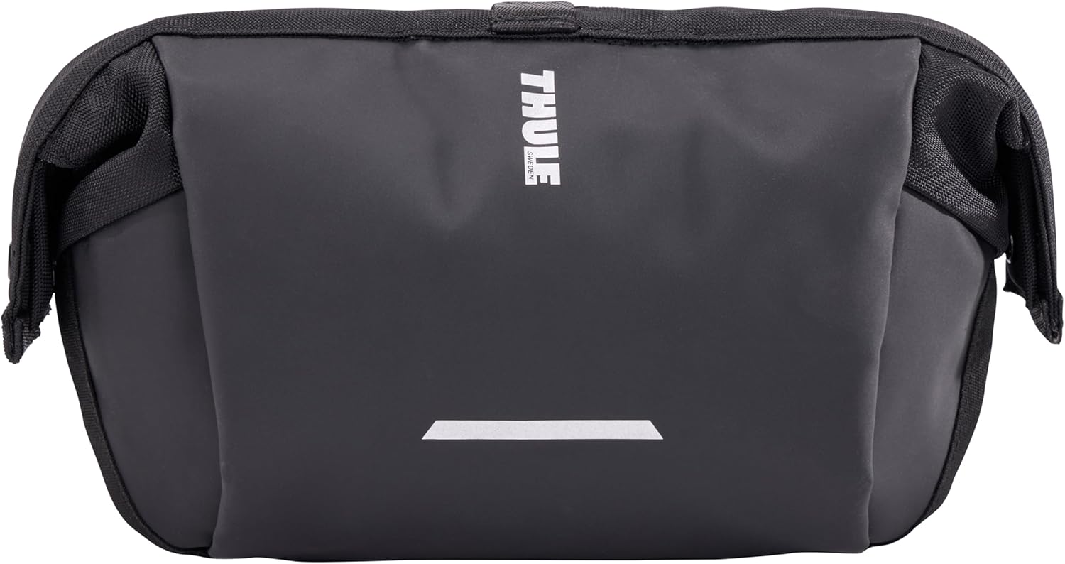 Thule Chasm 2L Handlebar Bag, Removable Sling Bag Included, Internal Organization, Snap Closure, Universal fit, Reflective Details