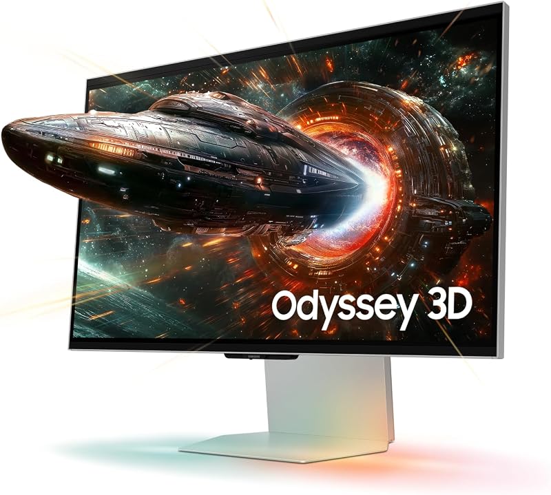 Ecran PC gaming Samsung Odyssey 3D G90XF 27 165 Hz 4K UHD Argent