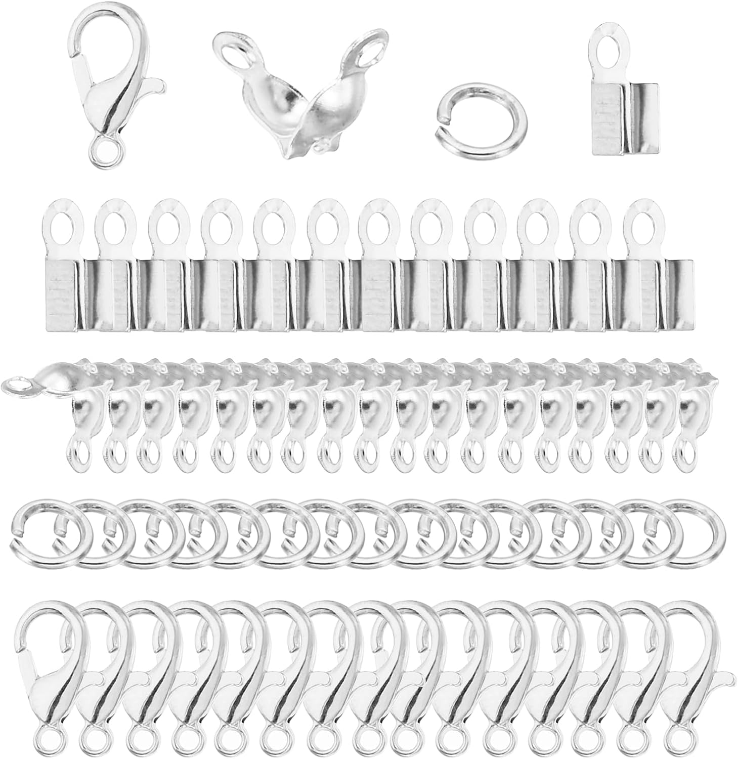 PATIKIL Jewelry Making Accessories Set, for Jewelry DIY, Silver