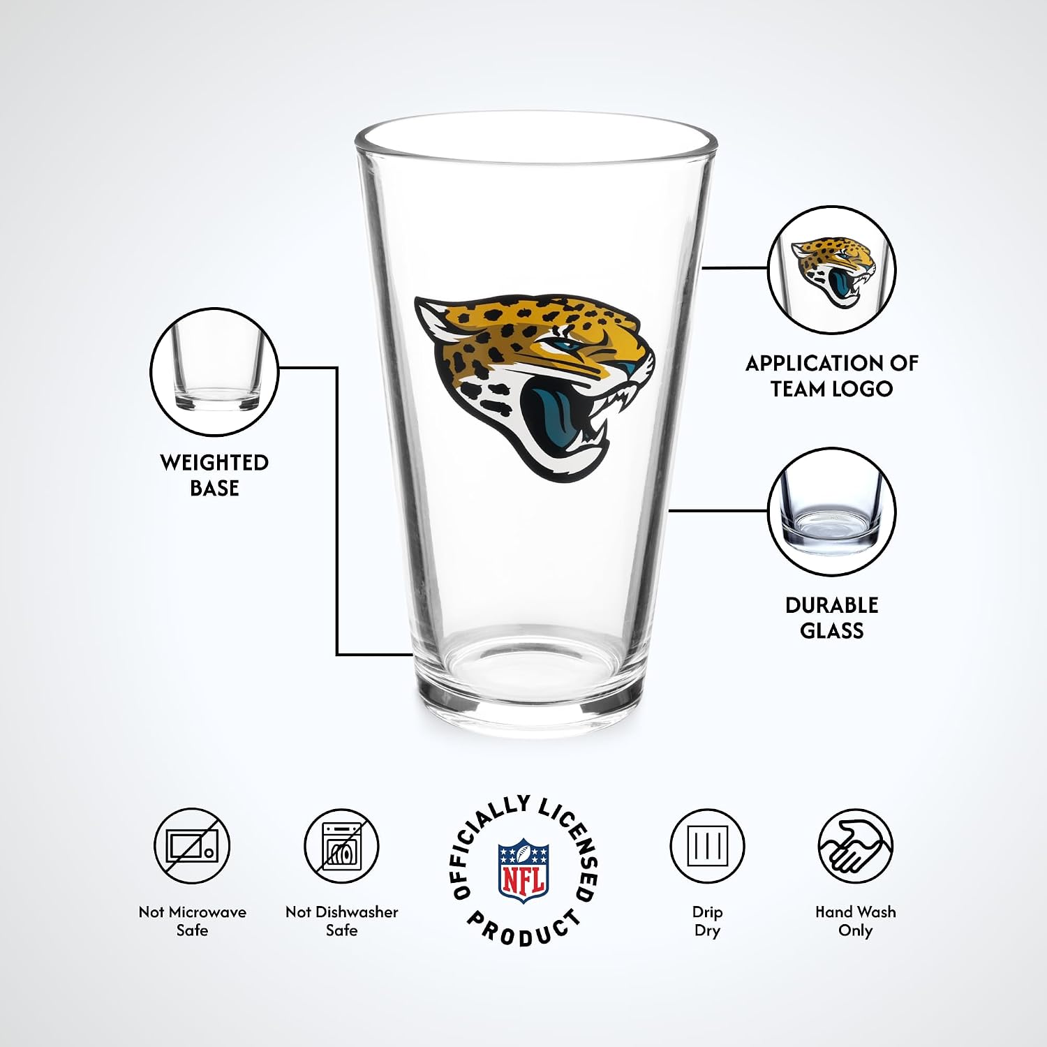 The Memory Company Officially Licensed NFL 30oz Personalized Stainless Steel Tumbler - Double-Wall Vacuum Insulated Travel Mug with Sliding Lid, Custom Name Football Fan Gift