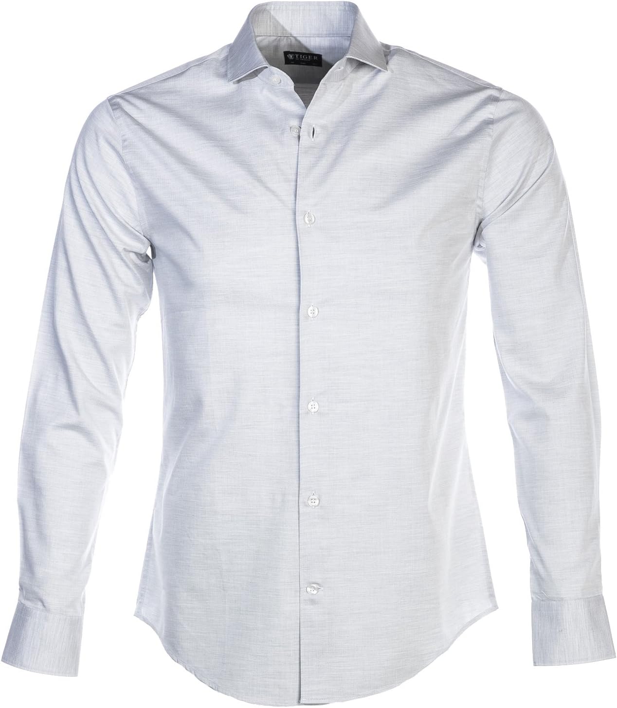 Tiger of Sweden Farrell 5 Shirt in Stone Grey