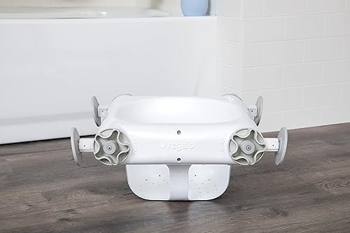 Miniatura 4 de Regalo Baby Basics™ Asiento de baño, marca galardonada, proporciona apoyo y equilibrio para el baño sentado, incluye sistema de ventosa fuerte