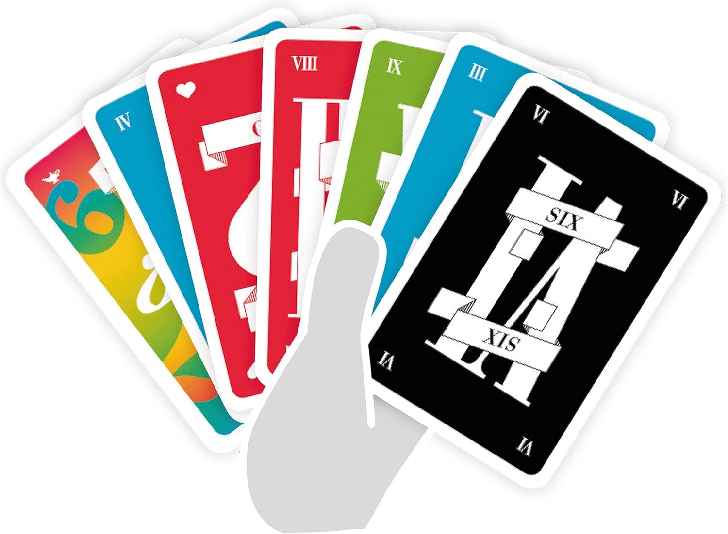 Game Factory 646224 Frantic The Sneaky Card Game German Version Black White