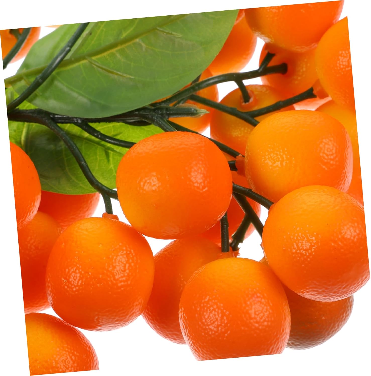 Artificial Fruit String Lifelike Decorative Fruit Prop for Home Decoration Head Orange Branch Lightweight Design for Parties and Photography