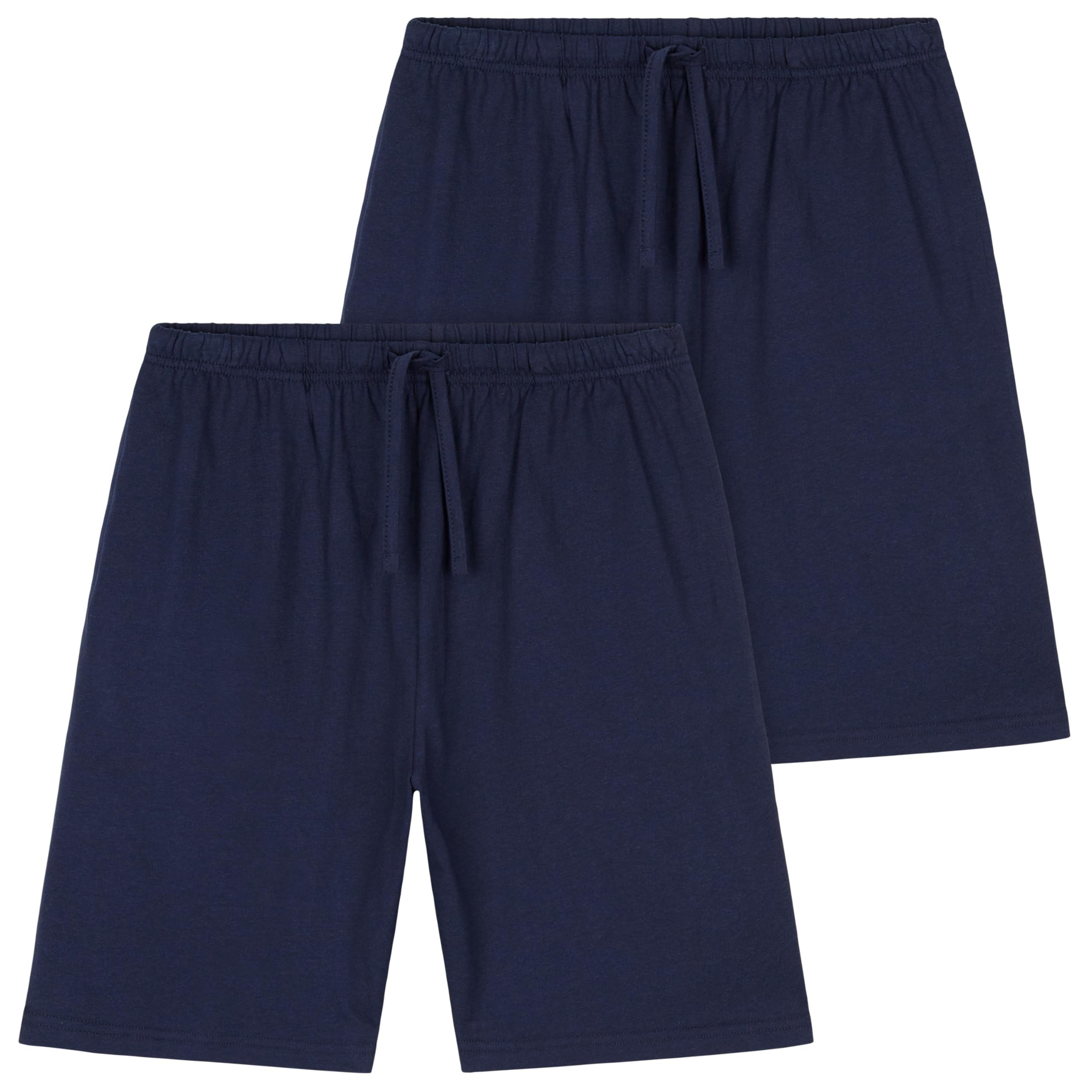 CityComfort Pantalones Cortos para Niños, Set de Pantalones Cortos de Algodón, Cintura Elástica, 2 Bolsillos, Pack de 2
