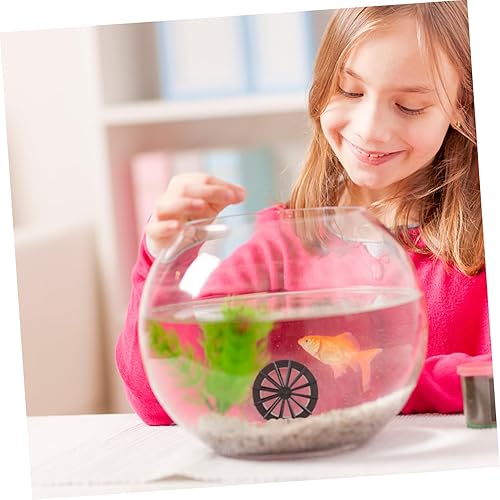 Miniatura 8 de 2 unids fuente Feng Shui rueda escultura decoración de mesa miniatura escritorio cascada fuente de agua accesorios pequeña rueda de agua Fengshui