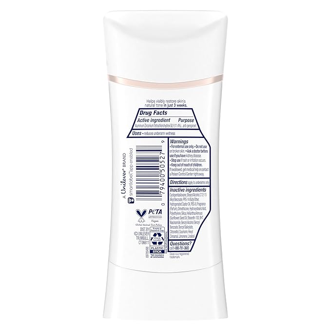 Dove Antitranspirante Desodorante Stick Even Tone Shea Butter Vainilla Paquete 3 miniatura 2