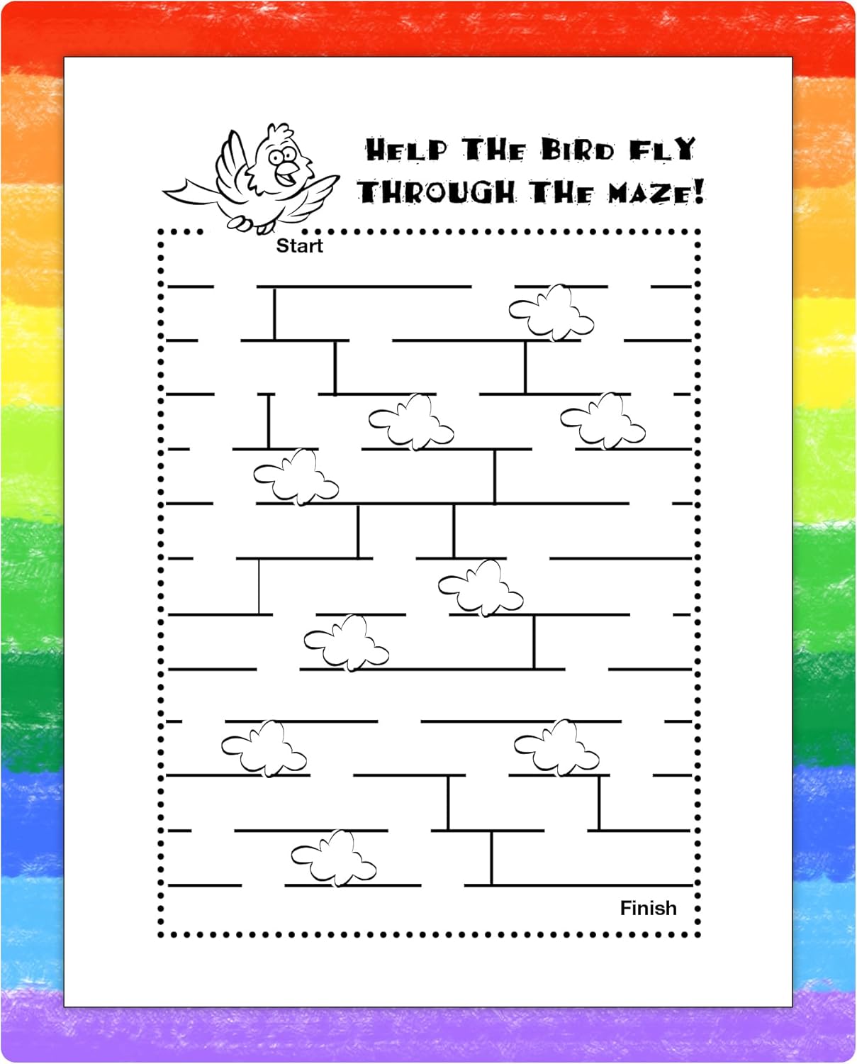 ZOCO - Spring - Mini Activity Pads (50 Bulk Pack Without Crayons) - Party Favors, Goodie Bag Stuffers, Coloring, Games, Mazes, Word Search, Puzzles, Activities for Kids
