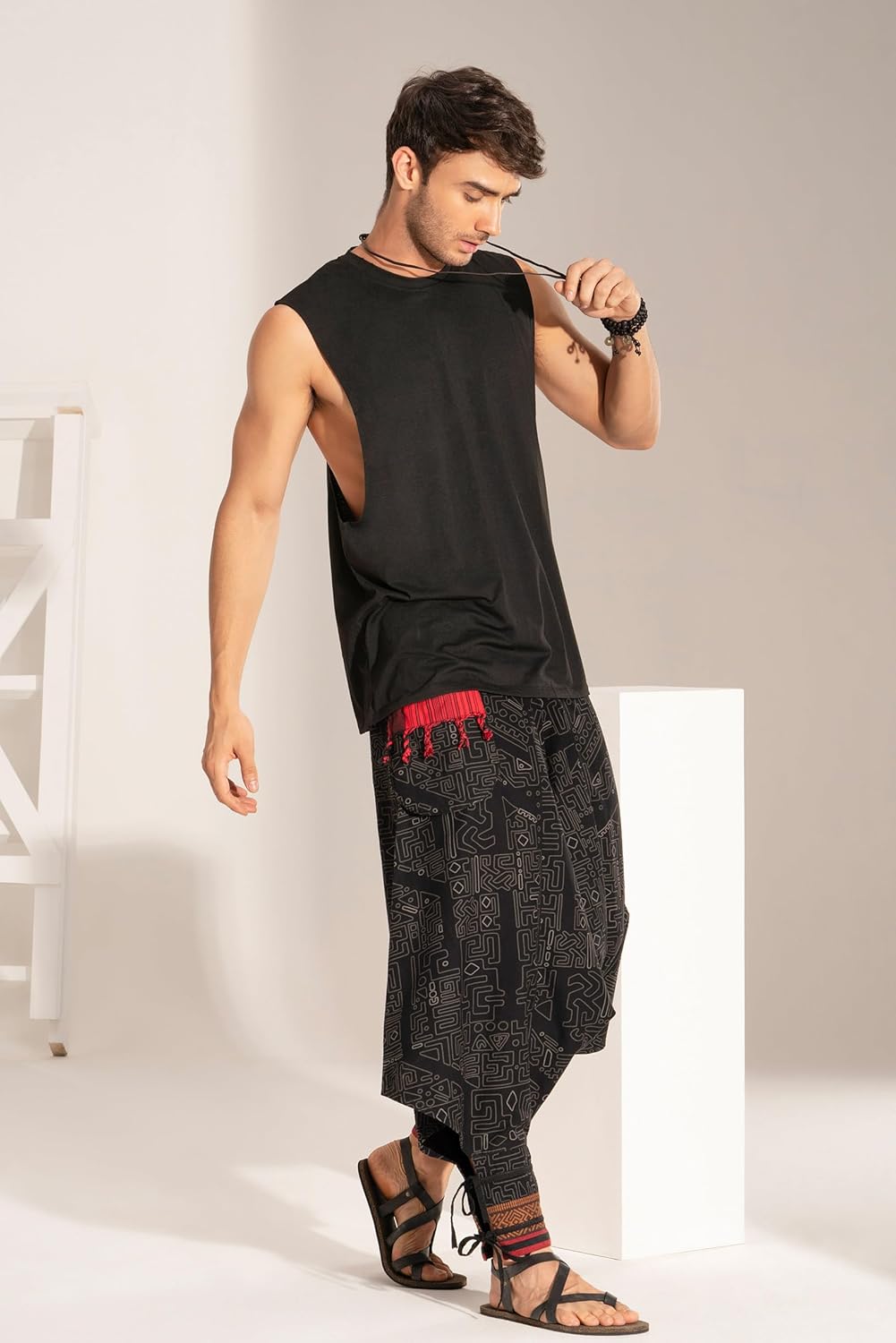 Festival Clothes Tribal Hippie Elephant Pajama Parachute Boho Summer Clothes Yoga Harem Pants for Men