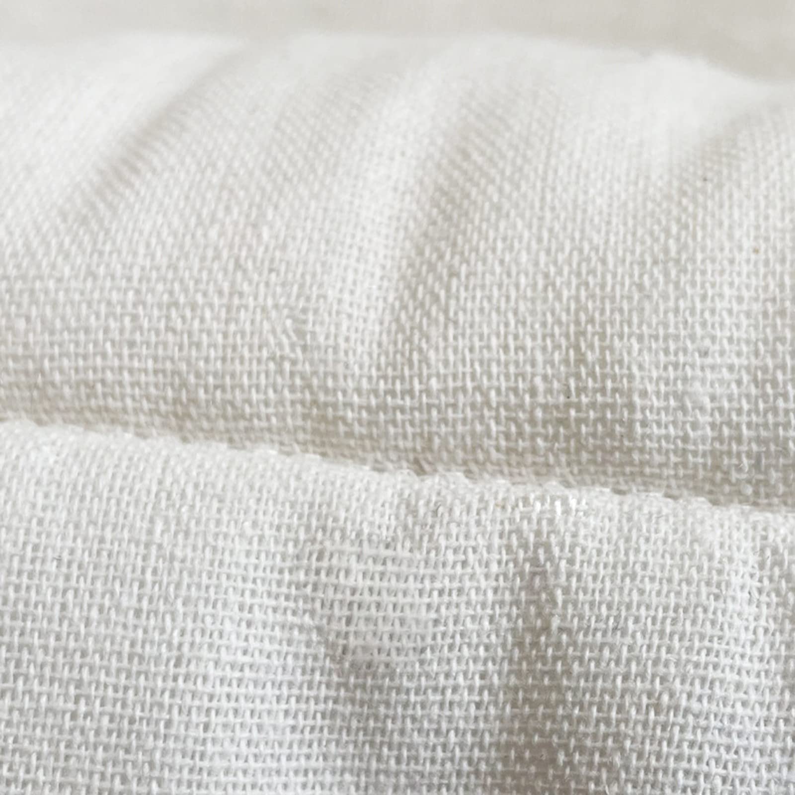 huraty Hanging Egg Chair Cushion Cotton Linen Seat Cushion for Hanging Basket Outdoor Patio Furniture Chair Pad White