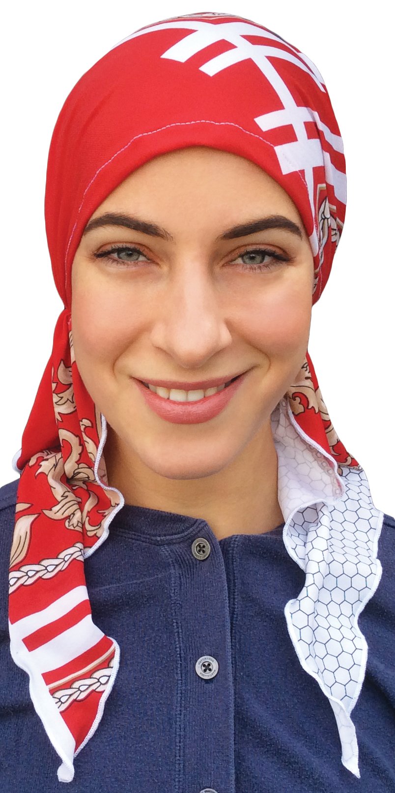 Soft Lycra Slip On Pre Tied Fitted Womens Bandana Jewish Muslim Hijab Head Wrap Cancer Chemo Hat Lightweight Turban Scarf