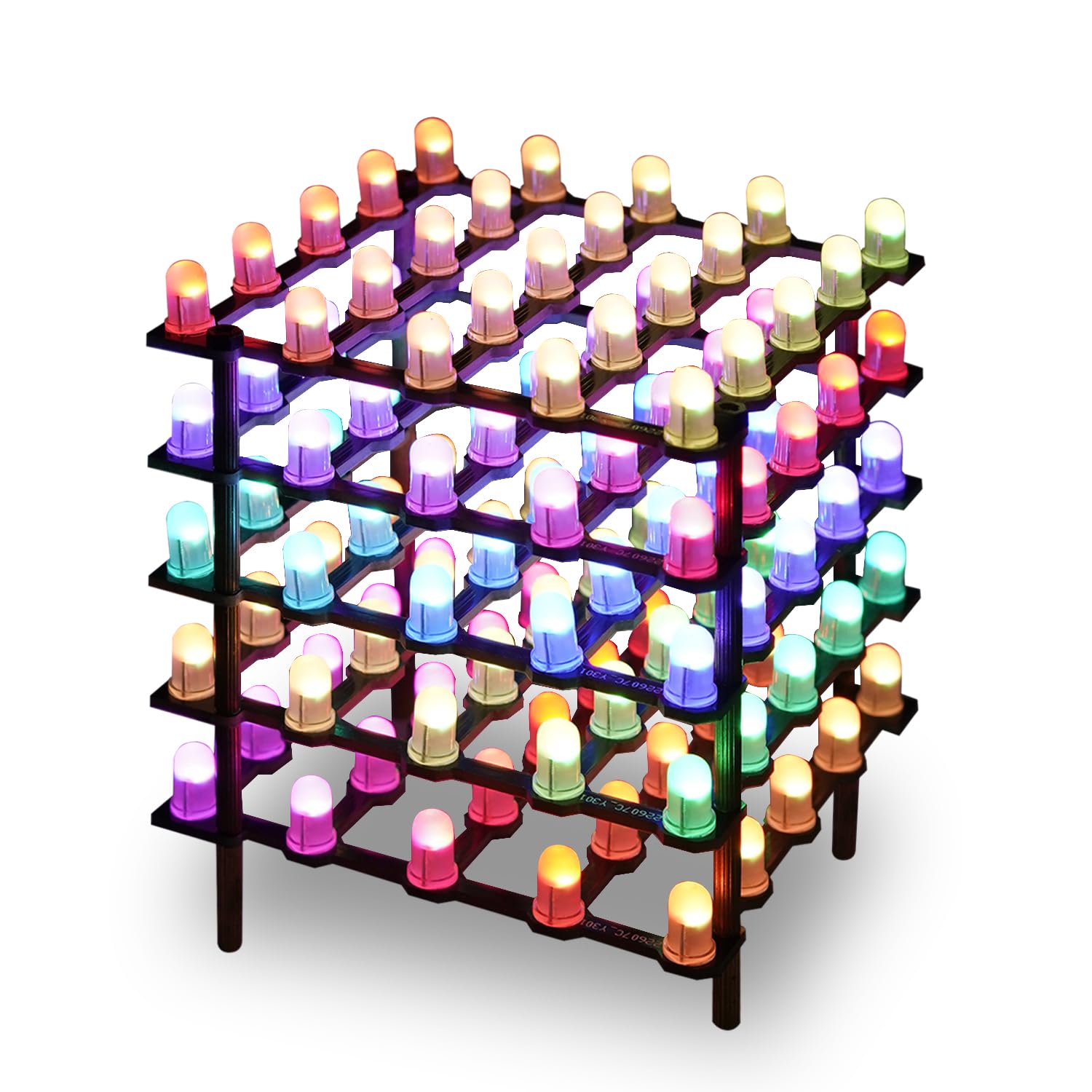 Kit Cube LED RGB Programmable Treedix - 125 Perles LED pour Projets DIY