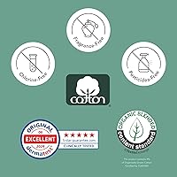 Vista 7 de Rael Almohadillas para mujer, funda de algodón orgánico, almohadilla de periodo con alas, cuidado femenino, servilletas sanitarias, absorción