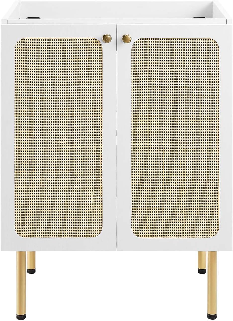 Modway EEI-6601-WHI Chaucer 24" Bathroom Vanity Cabinet (Sink Basin Not Included), White