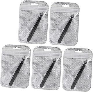 Slant Tweezers 1 Set Portable Eyebrow Clamp Makeup Eyebrow Clip Steel Eyebrow Clip Eyebrow Tweezers for Travel Man Home Woman Eyebrow Clip Tweezers