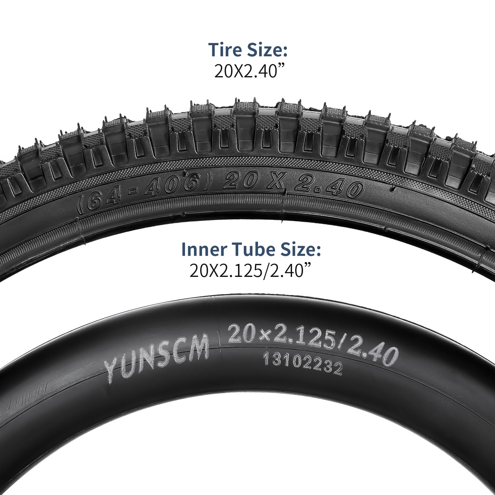 自転車用ホイール　２本 Amazon | YunSCM 2本セット,20 2.4 タイヤ,20x2.4 64-406自転車
