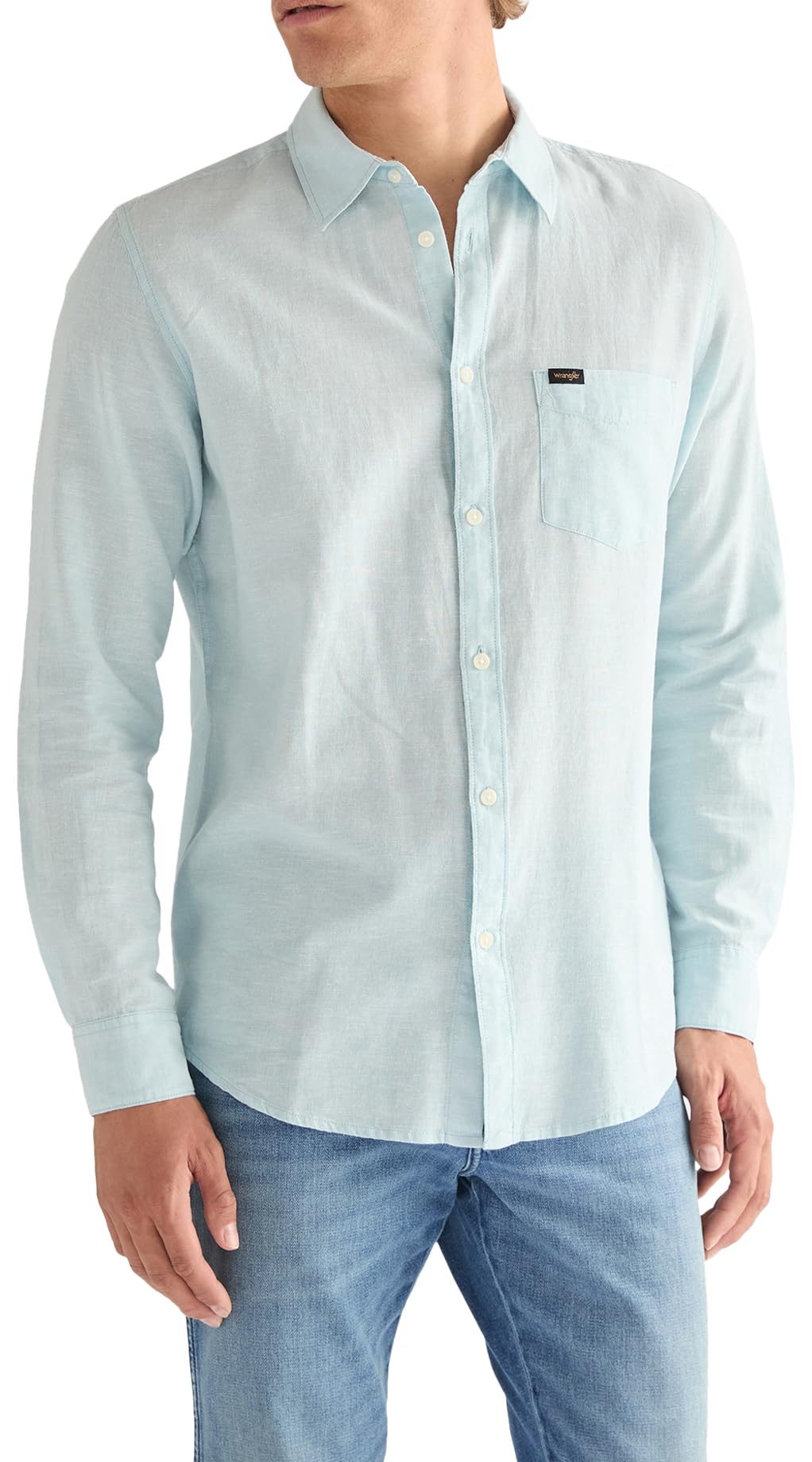 Wrangler 1 Pkt Shirt Camiseta Hombre (Pack de 1)