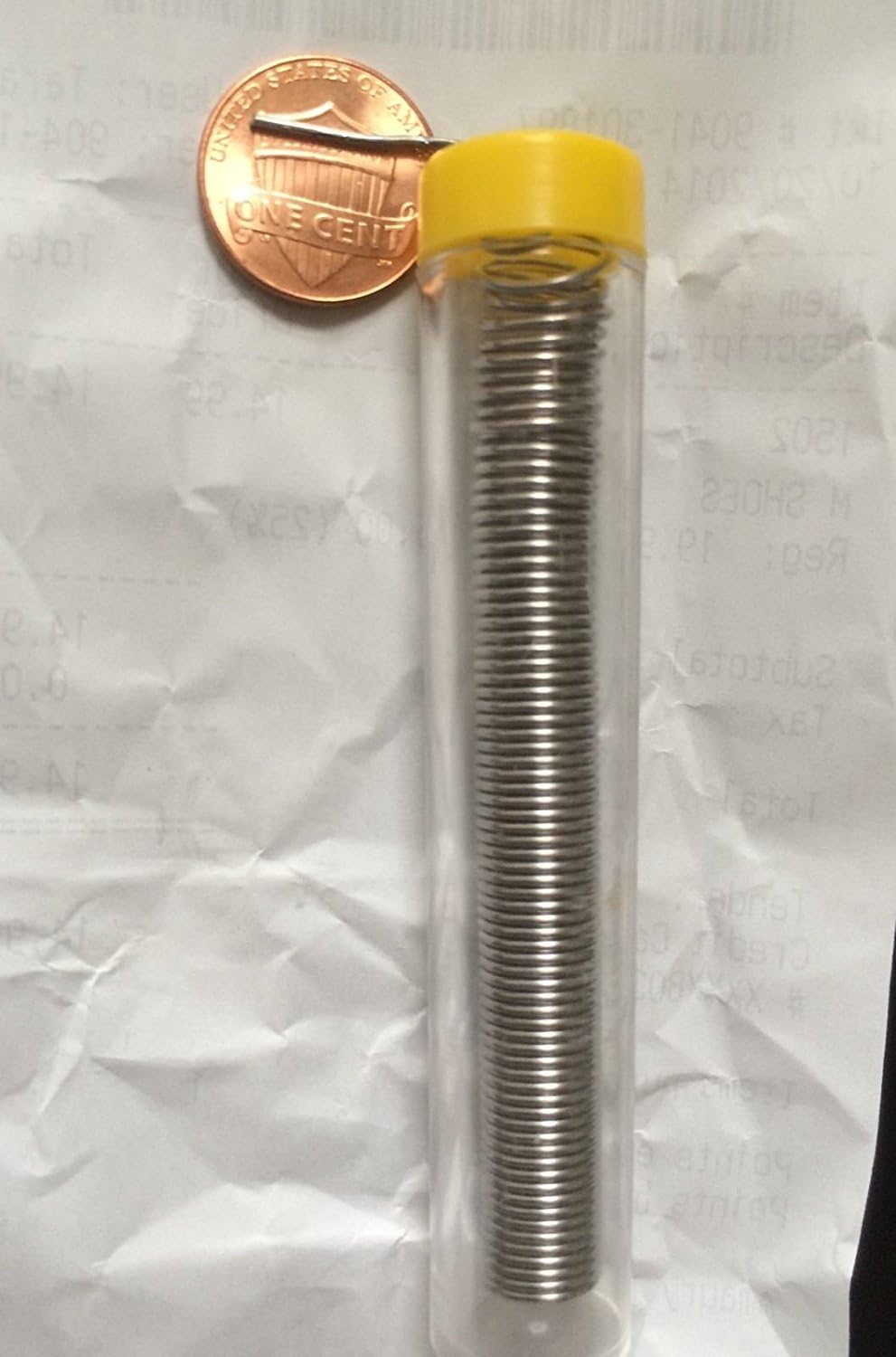 Solder Wire 60/40 Rosin Core in Tube Dispenser for Easy Repair Soldering