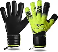 Luva Goleiro Profissional Com Talas Proteção Resistente Grip