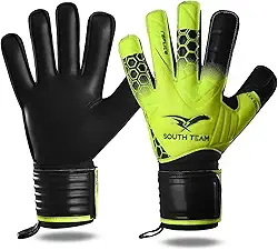 Luva Goleiro Profissional Com Talas Proteção Resistente Grip