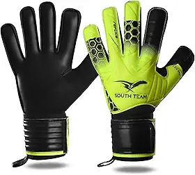 Luva Goleiro Profissional Com Talas Proteção Resistente Grip